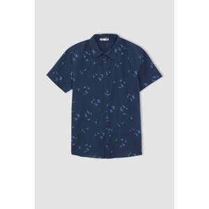 DEFACTO Boy Short Sleeve Floral Print Shirt