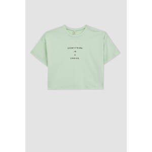 DEFACTO Girl Crop Short Sleeve T-Shirt