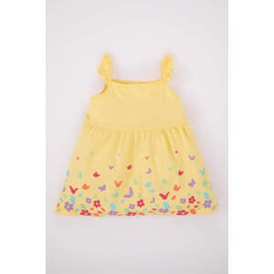 DEFACTO Baby Girl Floral Strap Dress