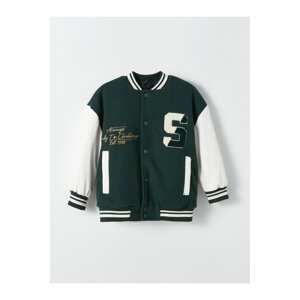 LC Waikiki Boy's Embroidered College Jacket