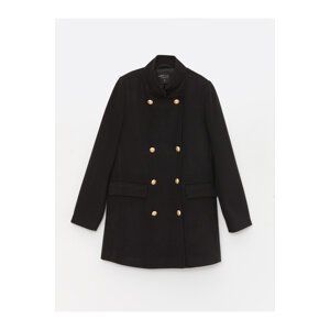 LC Waikiki Women's Judge Collar Plain Cachet Coat