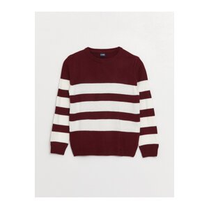 LC Waikiki Crew Neck Striped Long Sleeve Boy Knitwear Sweater