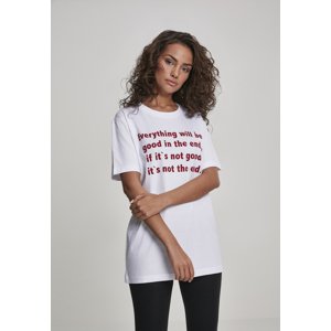 Ladies Everything's going to be alright T-shirt white