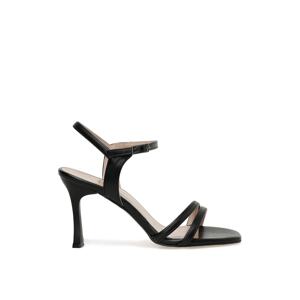 İnci 3fx Black Women's Heeled Sandals