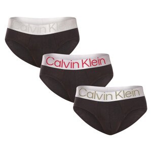 3PACK men's briefs Calvin Klein black