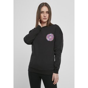Women's Mandala Crewneck Sweatshirt Black