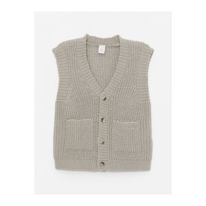 LC Waikiki V-Neck Baby Boy Knitwear Vest