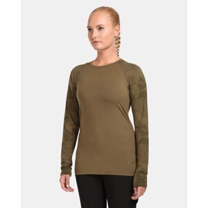 Women's long sleeve T-shirt Kilpi VENDELIA-W Green
