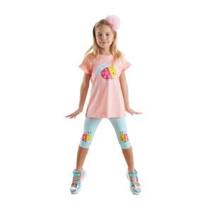 Denokids Ladybug Girls Kids Tunic Leggings Set