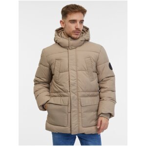 Beige Men's Quilted Jacket ONLY & SONS Arwin - Men