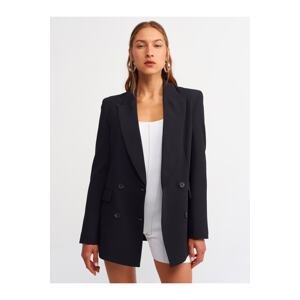 Dilvin 6921 Blazer Jacket-Black