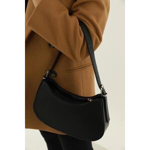 Madamra Black Women's Baguette Bag