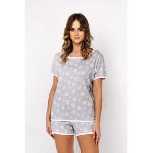 Women's pyjamas Noelia, short sleeves, short legs - print