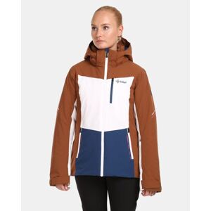 Women's ski jacket Kilpi VALERA-W Brown