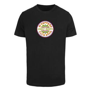 Beatles Men's T-Shirt - St Peppers Lonely Hearts - Black