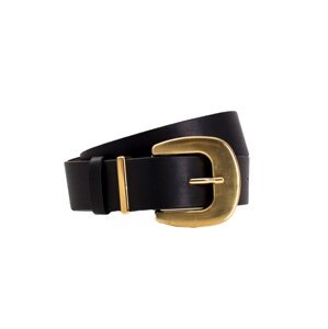 Black women's belt with buckle OCH BELLA