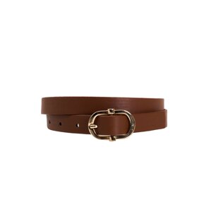 Brown women's belt made of eco-leather OCH BELLA