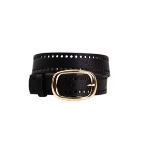 Black openwork women's belt OCH BELLA