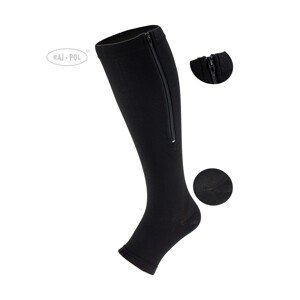 Raj-Pol Woman's Knee Socks With Zipper 3 Grade