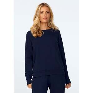 DKaren Woman's Sweatshirt Wenezja Navy Blue