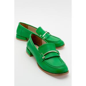 LuviShoes Fölen Green Women's Loafers