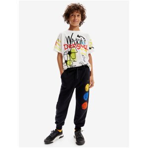 Black boys' sweatpants Desigual Benito - Boys