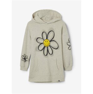 Beige girls' sweatshirt dress Desigual Belma - Girls