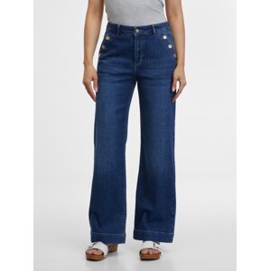 Orsay Dark Blue Women Wide Jeans - Women