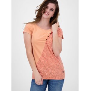 Orange Women's Polka Dot T-Shirt Alife and Kickin