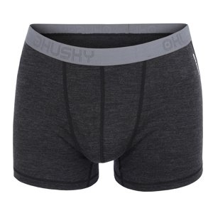 Merino thermal underwear HUSKY Boxers men's black