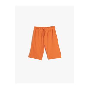 Koton Tie-Waist Shorts Textured