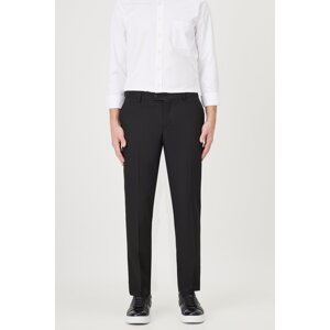 AC&Co / Altınyıldız Classics Men's Black Regular Fit Relaxed Cut Side Pocket Classic Trousers