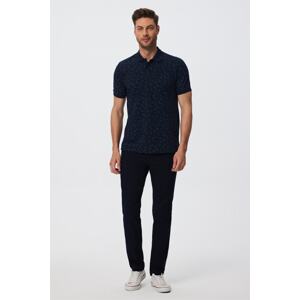 Lee Cooper Newpine Men's Polo Neck T-shirt Navy Blue