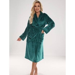 Bathrobe De Lafense 628 Abigail long M-2XL women's green 033