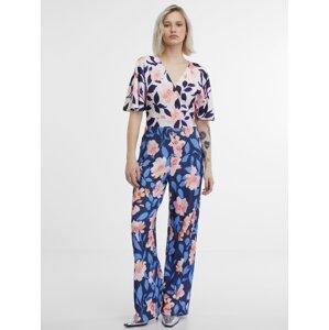 Orsay Women's Navy Blue Floral Jumpsuit - Women's