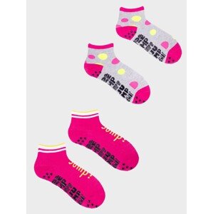 Yoclub Kids's Trampoline Socks 2-Pack SKS-0021G-AA0A-002