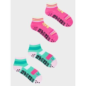 Yoclub Kids's Trampoline Socks 2-Pack SKS-0021G-AA0A-003