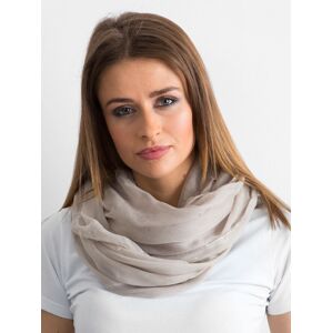 Beige scarf with rhinestones