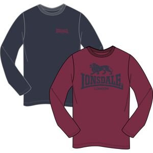 Lonsdale Men's long-sleeved shirt regular fit double pack