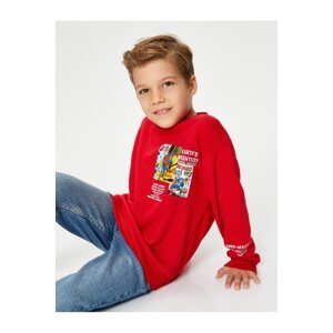 Koton Spiderman Sweatshirt Licensed Long Sleeve Crew Neck Hoodie