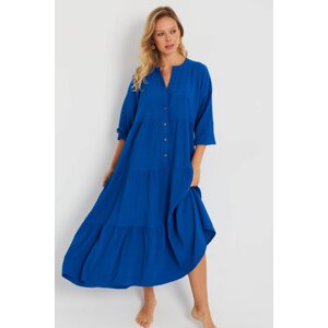 Cool & Sexy Women's Loose Midi Dress Saks Q982