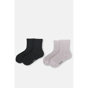 Dagi 2 Pack Gray Melange Girls' Modal Socks