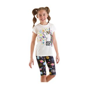 Mushi Unicorn in Space Girl's T-shirt Tights Set