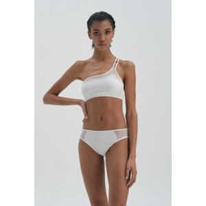 Dagi White Normal Waist Bikini Bottom