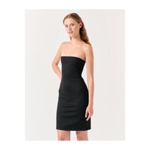 Jimmy Key Black Slim Fit Strapless Mini Dress