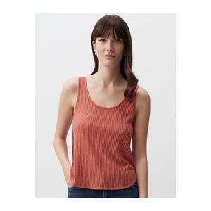 Jimmy Key Brick Color Sleeveless U Neck Basic Undershirt