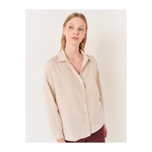 Jimmy Key Stone Long Sleeve Woven Linen Shirt