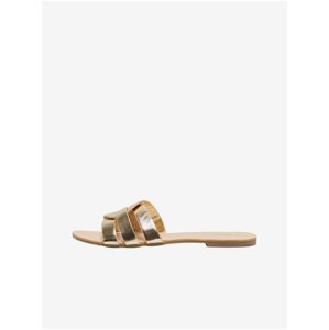 Women's slippers in gold color ONLY Feli-4 - Women's