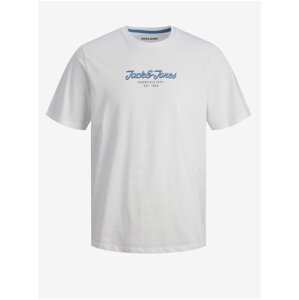 Men's White T-Shirt Jack & Jones Henry - Men's