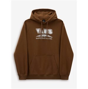 Brown Men's Hooded Sweatshirt VANS Breaking Space - Men